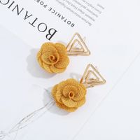 Korea New Retro Triangle Earrings main image 5