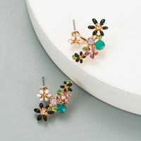 Korean Fashion Sun Flower Earrings main image 4