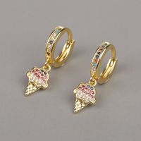 New Fashion Diamond Ice Cream Earrings main image 1