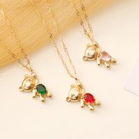 Fashion Multicolor Bear Necklace main image 1