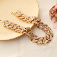Retro Full Diamond Necklace Bracelet main image 4
