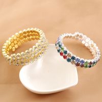 Mode Full Diamond Multicolor Armband main image 2