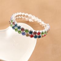 Fashion Full Diamond Multicolor Bracelet main image 5