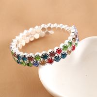 Mode Full Diamond Multicolor Armband main image 6