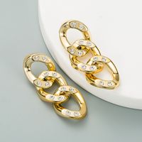 New Fashion Simple Chain Earrings sku image 1