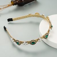 Bandeau Baroque Coréen Incrusté De Perles Et Strass sku image 1