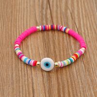 Bohemian Multicolor Glazed Eye Beaded Bracelet sku image 8