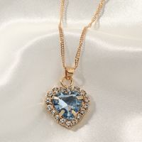 Fashion Heart Alloy Plating Women's Necklace sku image 5