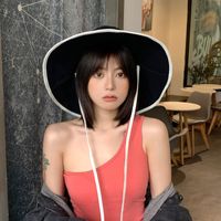 Summer Korean Sunscreen Uv Basin Hat main image 3