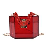 New Fashion Transparent Portable Box Acrylic Bag main image 3