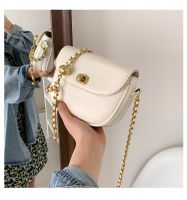 Fashion Chain Simple Shoulder Messenger Saddle Bag sku image 1