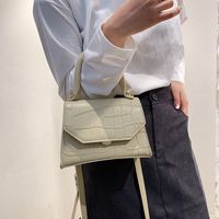 Korean Fashion Stone Pattern Shoulder Messenger Bag sku image 3