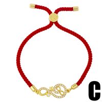 Red String Tree Of Life Diamond Bracelet main image 5