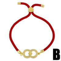 Red String Tree Of Life Diamond Bracelet sku image 3