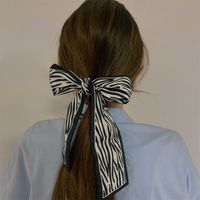 Korean Silk Scarf Ribbon Satin Hair Ring sku image 3