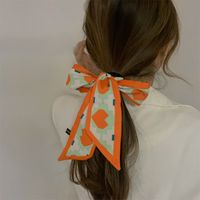 Korean Silk Scarf Ribbon Satin Hair Ring sku image 14