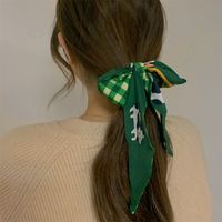 Korean Silk Scarf Ribbon Satin Hair Ring sku image 16