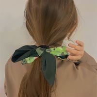 Korean Silk Scarf Ribbon Satin Hair Ring sku image 19