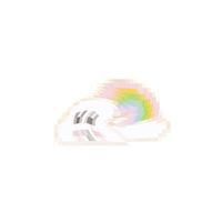 Cartoon Cute Colorful Rainbow Brooch sku image 3