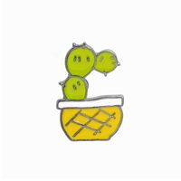 Fashion Cactus Alloy Enamel Women's Brooches sku image 4