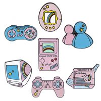 Korea Creative Cute Cartoon Retro Game Console Brooch main image 1