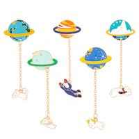 Fashion Cartoon Universe Starry Sky Series Brooch Set main image 1