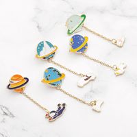 Fashion Cartoon Universe Starry Sky Series Brooch Set main image 5