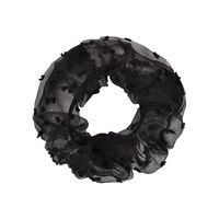 New Solid Color Net Yarn Hair Scrunchies Set main image 5