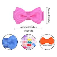 New Children's Solid Color Candy Color Hair Clip Set main image 3