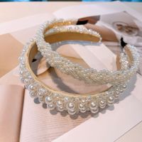 Korean Retro Pearl Bridal Headband main image 6