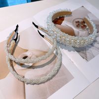 Korean Retro Pearl Bridal Headband main image 5