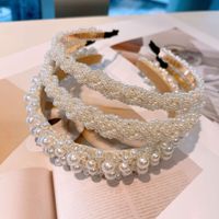 Korean Retro Pearl Bridal Headband main image 3