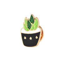 Casual Cactus Flower Alloy Enamel Metal Unisex Brooches sku image 11