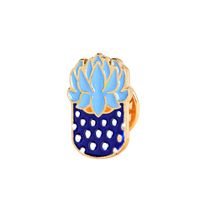 Casual Cactus Flower Alloy Enamel Metal Unisex Brooches sku image 14