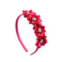 New Fashion Diamond-studded Handmade Flower Headband Set sku image 3