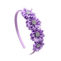 New Fashion Diamond-studded Handmade Flower Headband Set sku image 6