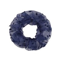 New Solid Color Net Yarn Hair Scrunchies Set sku image 12