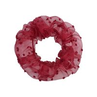 New Solid Color Net Yarn Hair Scrunchies Set sku image 10