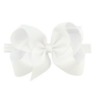 New Fashion Big Upturned Flower Bow Elastic Hairband Set sku image 19