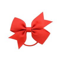 Children's Fashion Bows Pure Color Hair Ring Set sku image 12