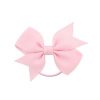 Children's Fashion Bows Pure Color Hair Ring Set sku image 11