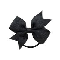 Children's Fashion Bows Pure Color Hair Ring Set sku image 4