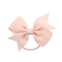 Children's Fashion Bows Pure Color Hair Ring Set sku image 8