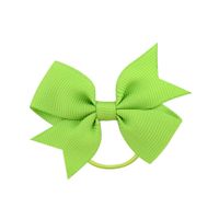 Children's Fashion Bows Pure Color Hair Ring Set sku image 20