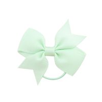 Children's Fashion Bows Pure Color Hair Ring Set sku image 19
