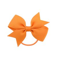 Children's Fashion Bows Pure Color Hair Ring Set sku image 9