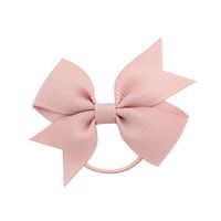 Children's Fashion Bows Pure Color Hair Ring Set sku image 16