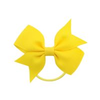 Children's Fashion Bows Pure Color Hair Ring Set sku image 10