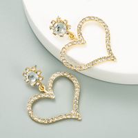 New Fashion Heart-shaped Earrings sku image 1