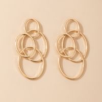 New Fashion Irregular Hollow Circle Earrings main image 1